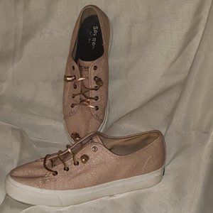 Sperry seacoast shoes rose gold sneaker size 11